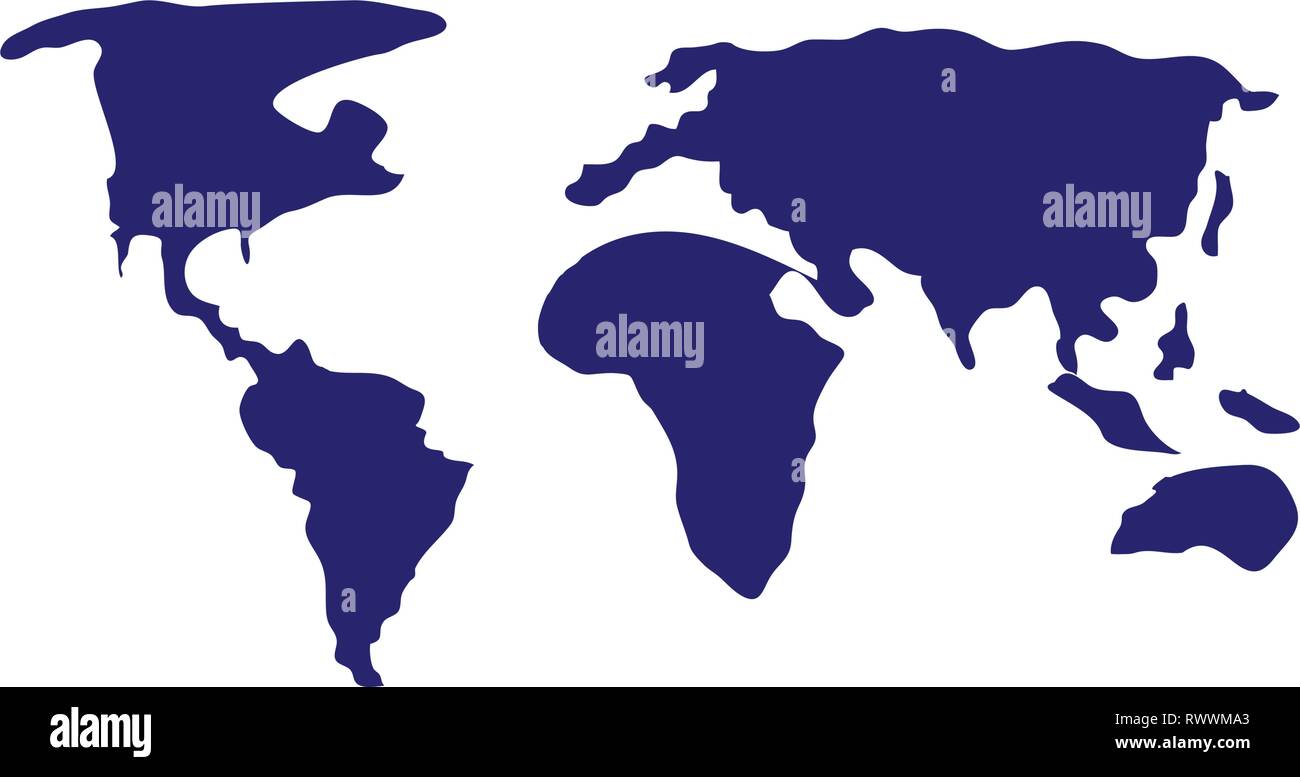 earth planet map icon vector illustration design Stock Vector Image ...