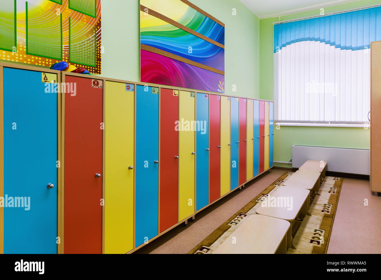 School changing room hires stock photography and images Alamy
