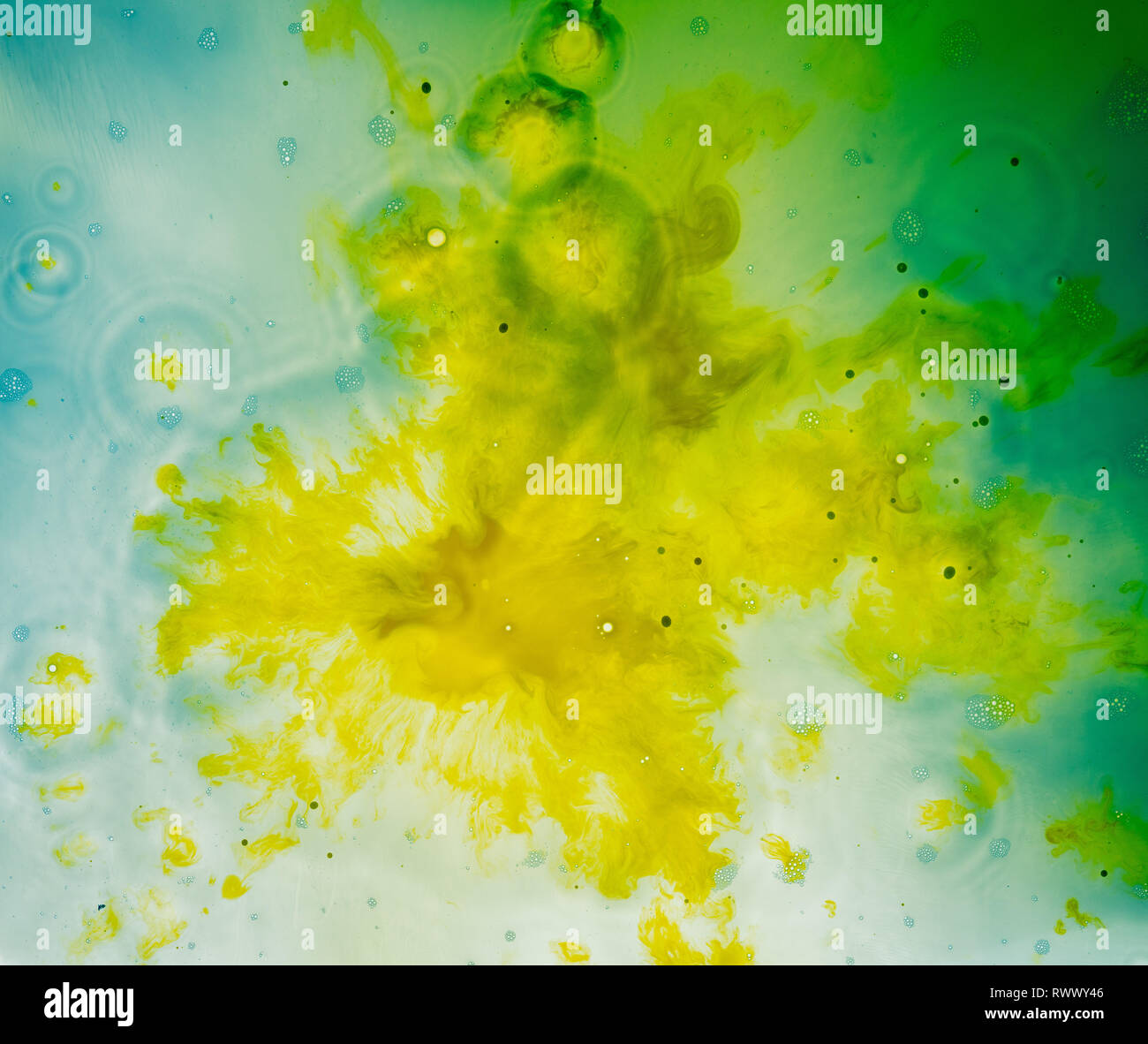 Water and paint textures aerial view, abstract background Stock Photo ...