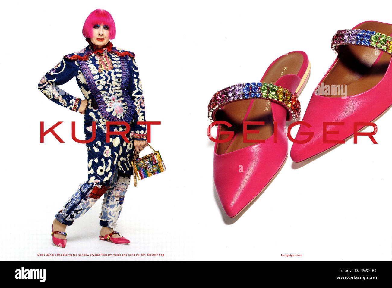 kurt geiger rainbow mules