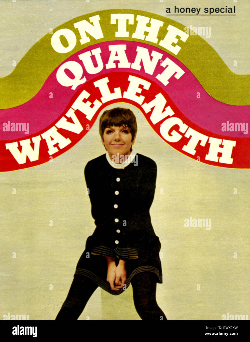 1960s UK Mary Quant Magazine Advert Stock Photo