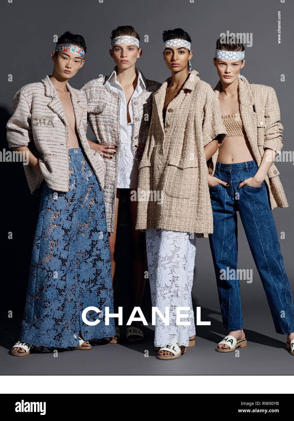 2010s UK Chanel Magazine Advert Stock Photo
