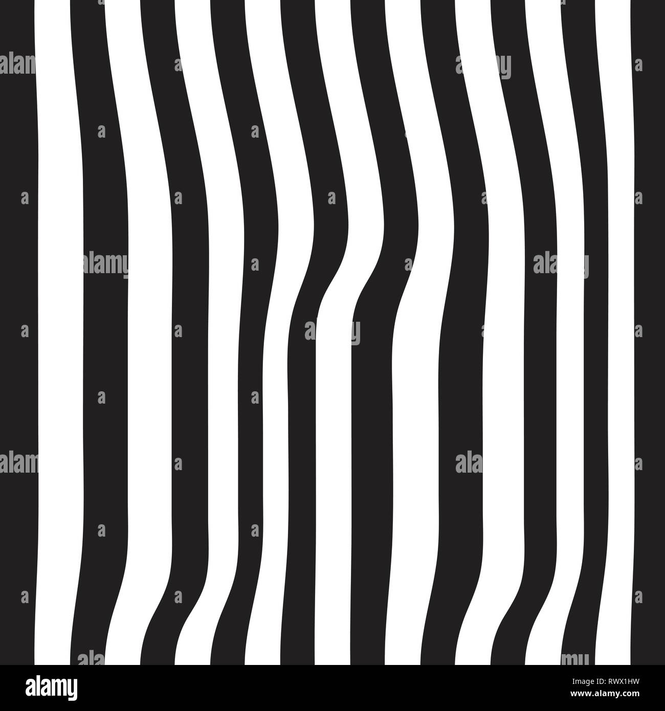 Striped abstract background. black and white zebra print. Vector ...