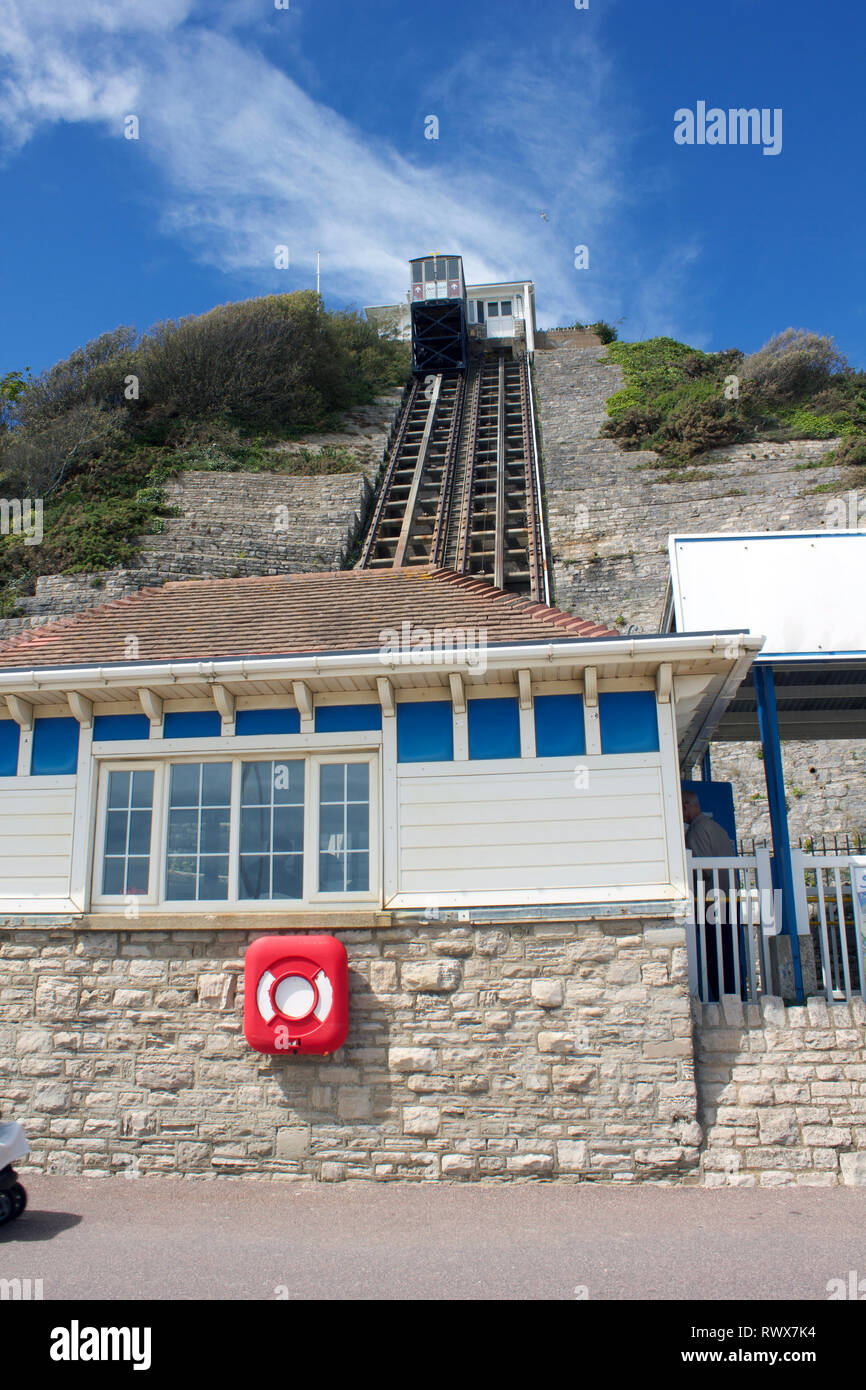 Bournemouth Funicular, England. Stock Photo