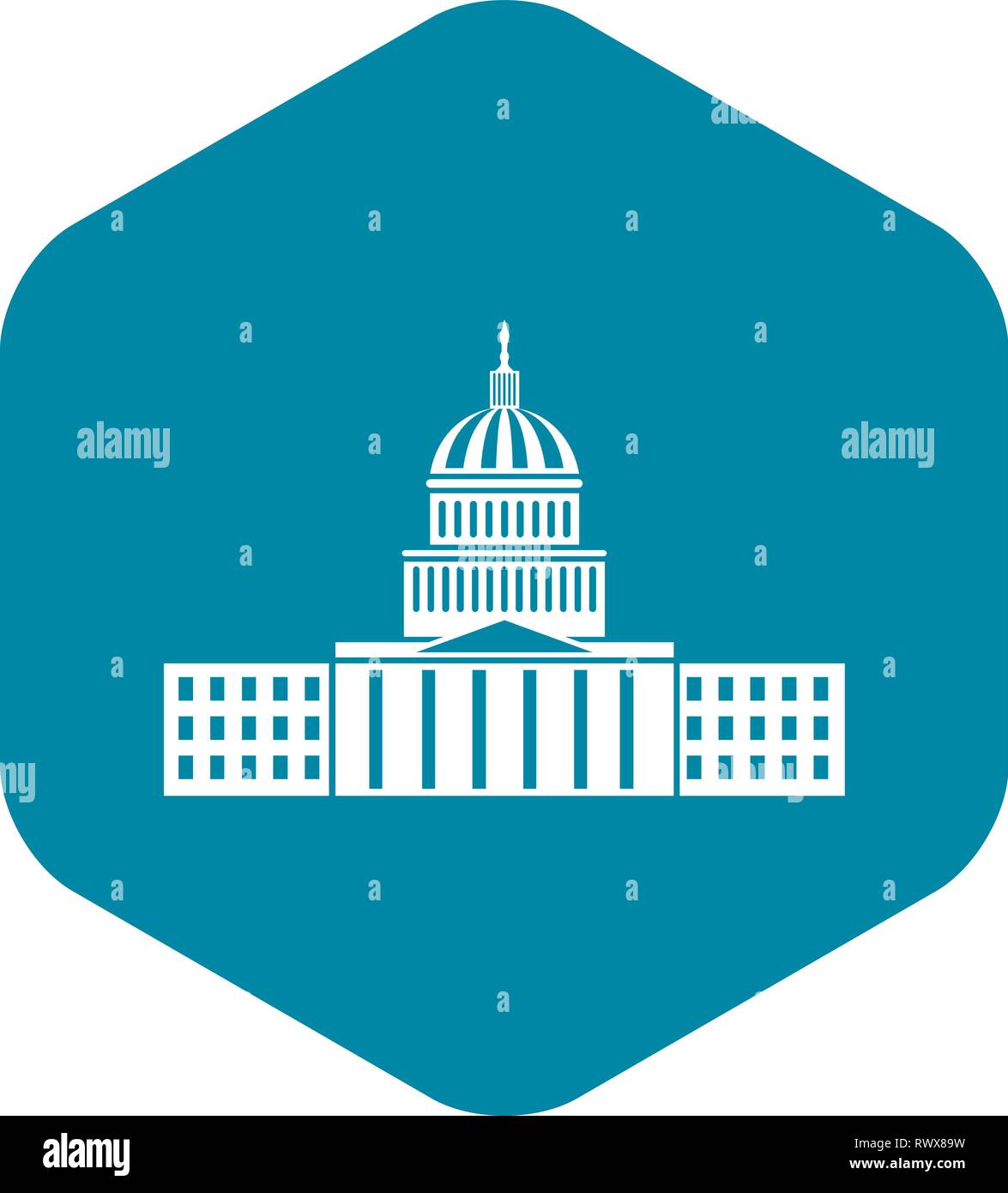 Capitol icon, simple style Stock Vector Image & Art - Alamy