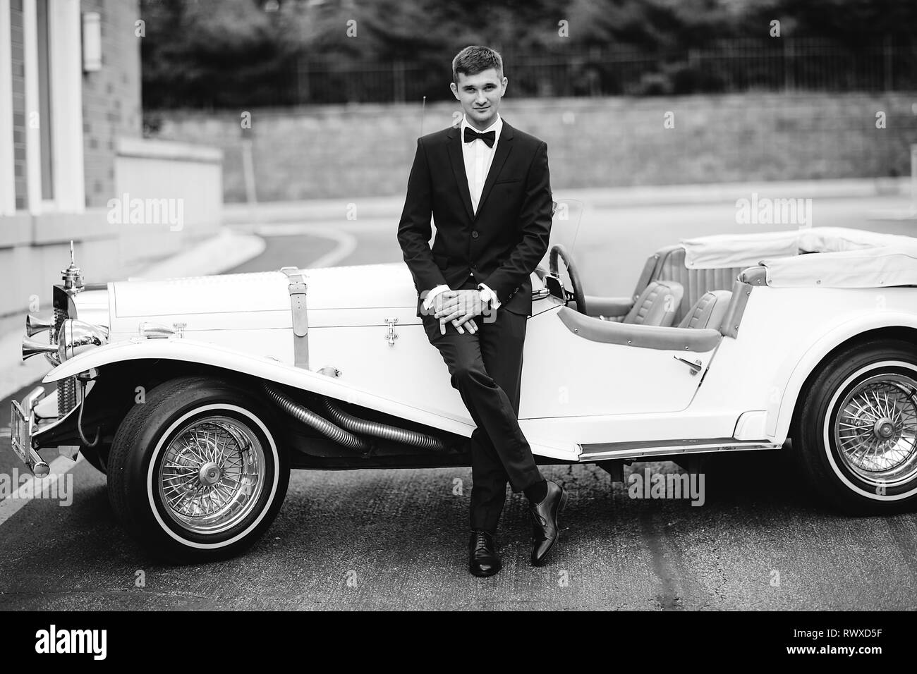 Old rich man car hi-res stock photography and images - Alamy
