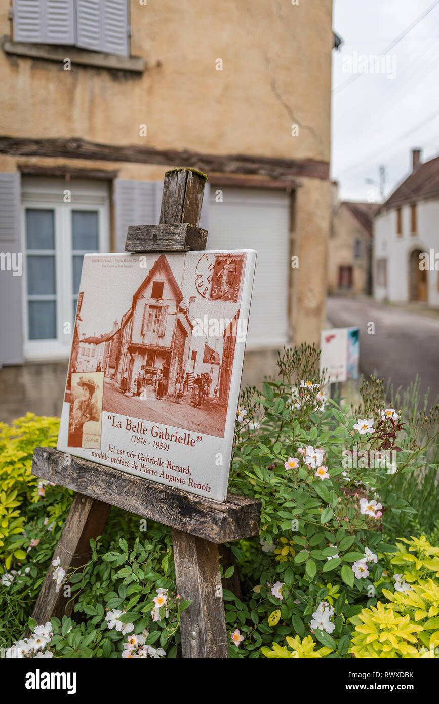 Essoyes village champagne france hires stock photography and images