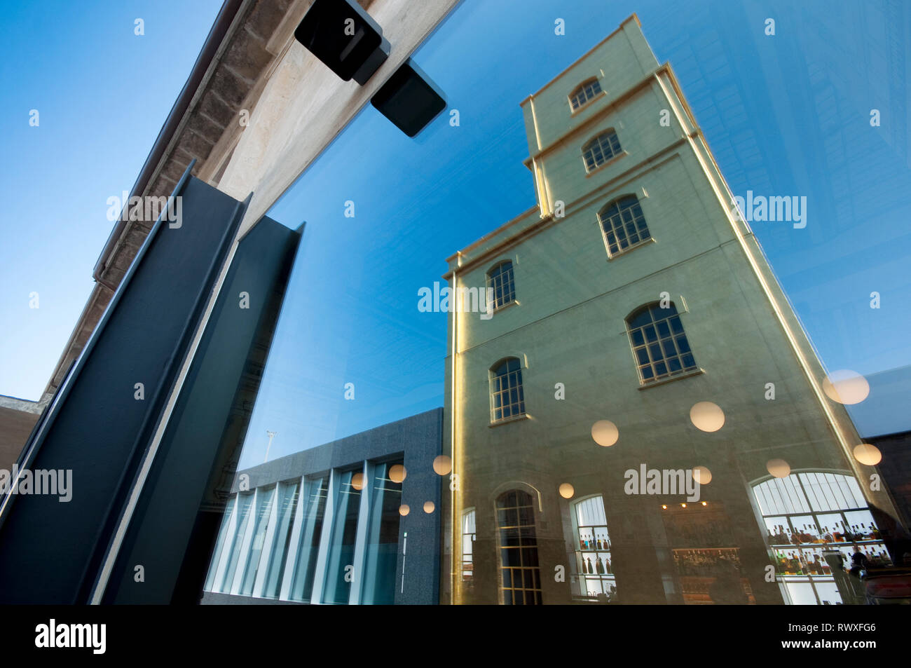 Italy, Lombardy, Milan, Fondazione Prada Foundation, Haunted House  Reflected in the Window Stock Photo - Alamy