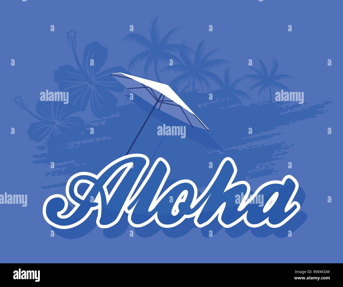 Aloha poster hi-res stock photography and images - Alamy