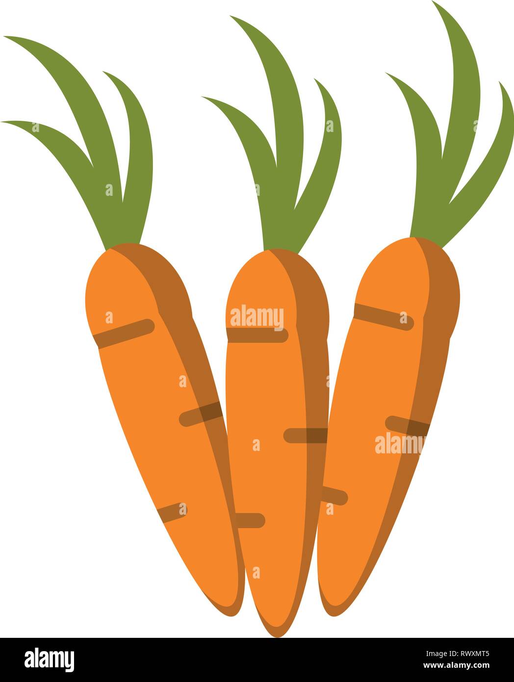 Vegetables carrots food symbol Stock Vector Image &amp; Art - Alamy