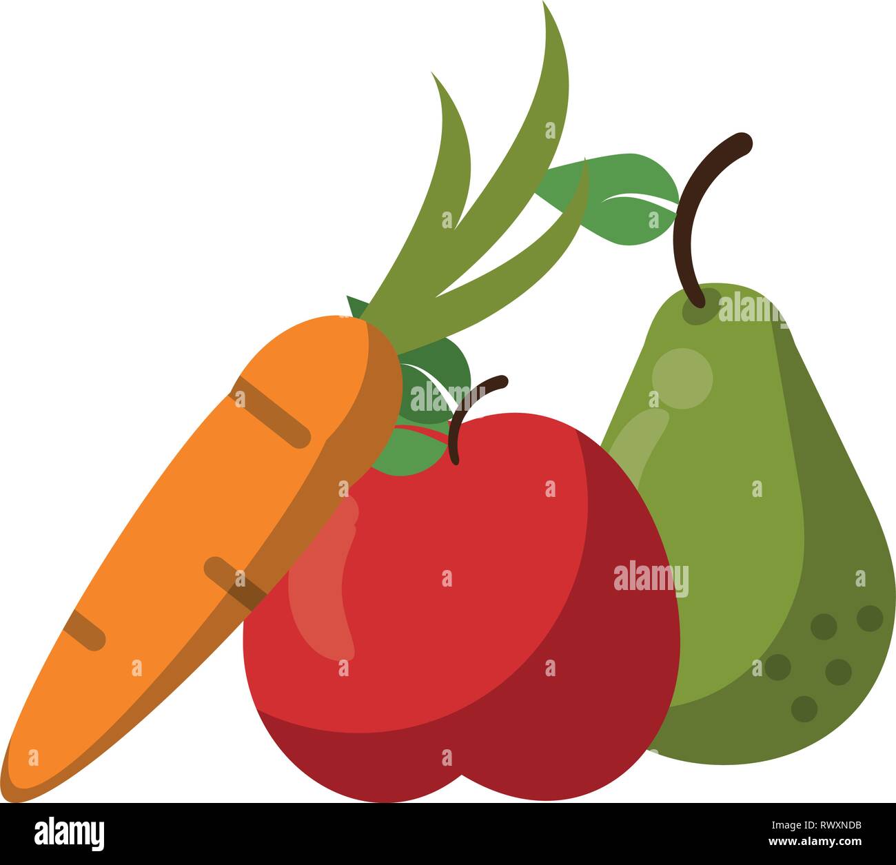 vegetables and fruits Stock Vector Image & Art - Alamy