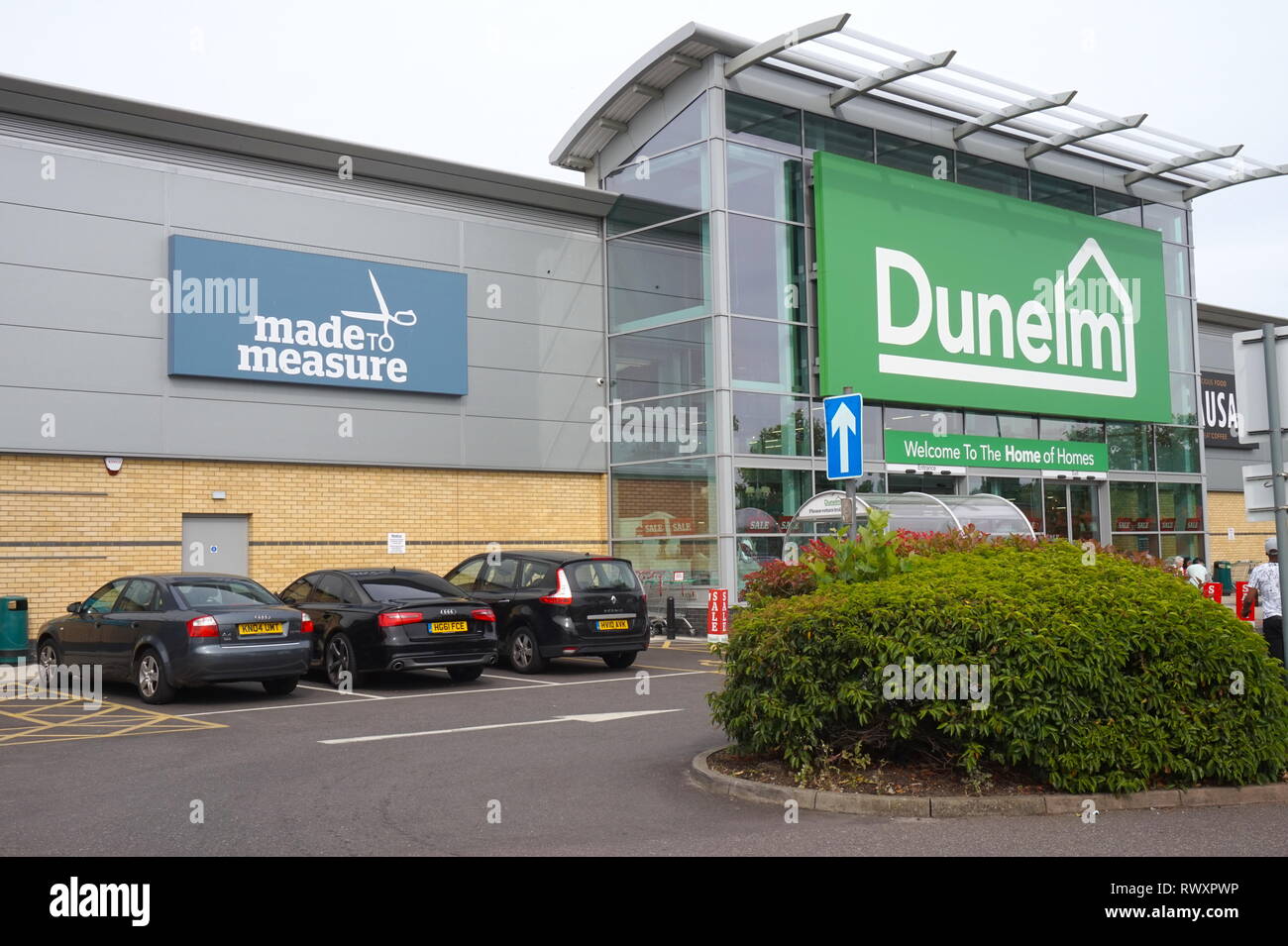 Dunelm Store in Staples Corner, London, United Kingdom Stock Photo