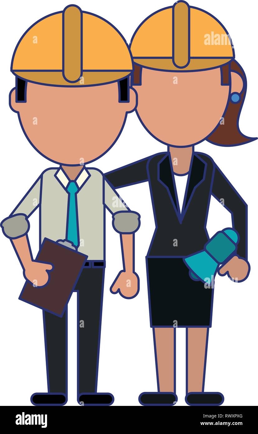 Construction workers avatars Stock Vector Image & Art - Alamy