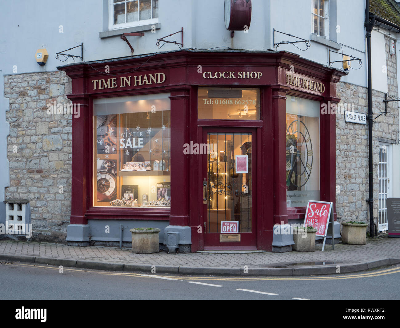 Time in Hand clock repair shop in Shipston on Stour Warwickshire