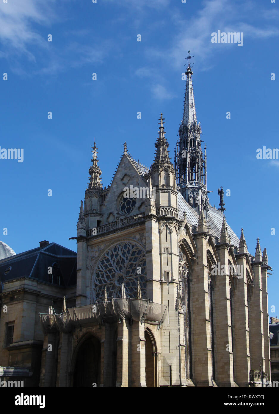 Exterior of the Sainte Chapelle in Paris, France Stock Photo Alamy