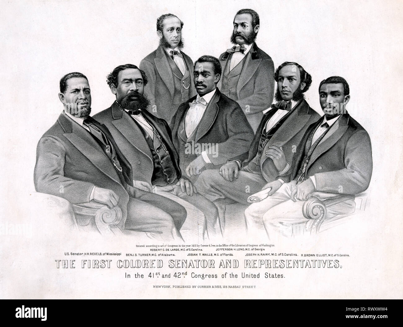 Vintage portrait of joseph h rainey hi-res stock photography and images
