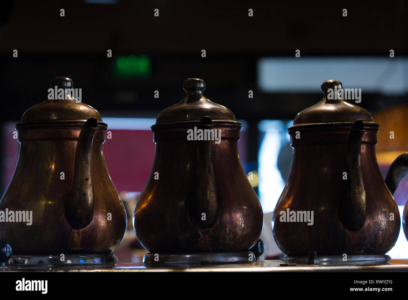 Tea is a popular drink in Turkey. And tea is made in teapots. Not tea