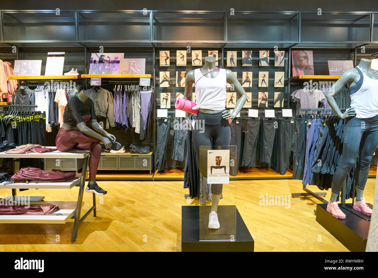 Nike Store Interior High Resolution Stock Photography and Images - Alamy