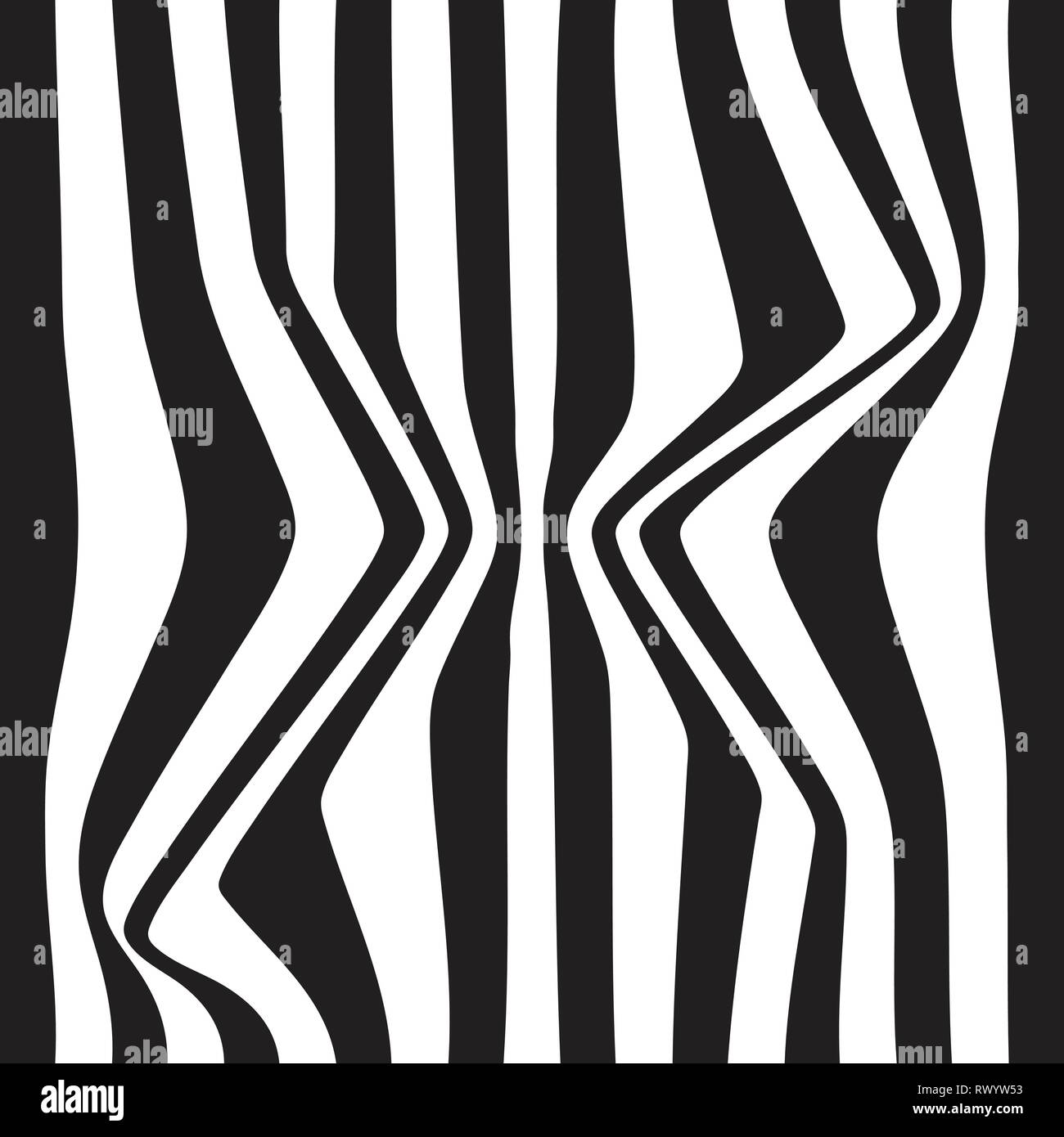 Striped seamless abstract background. black and white zebra print ...