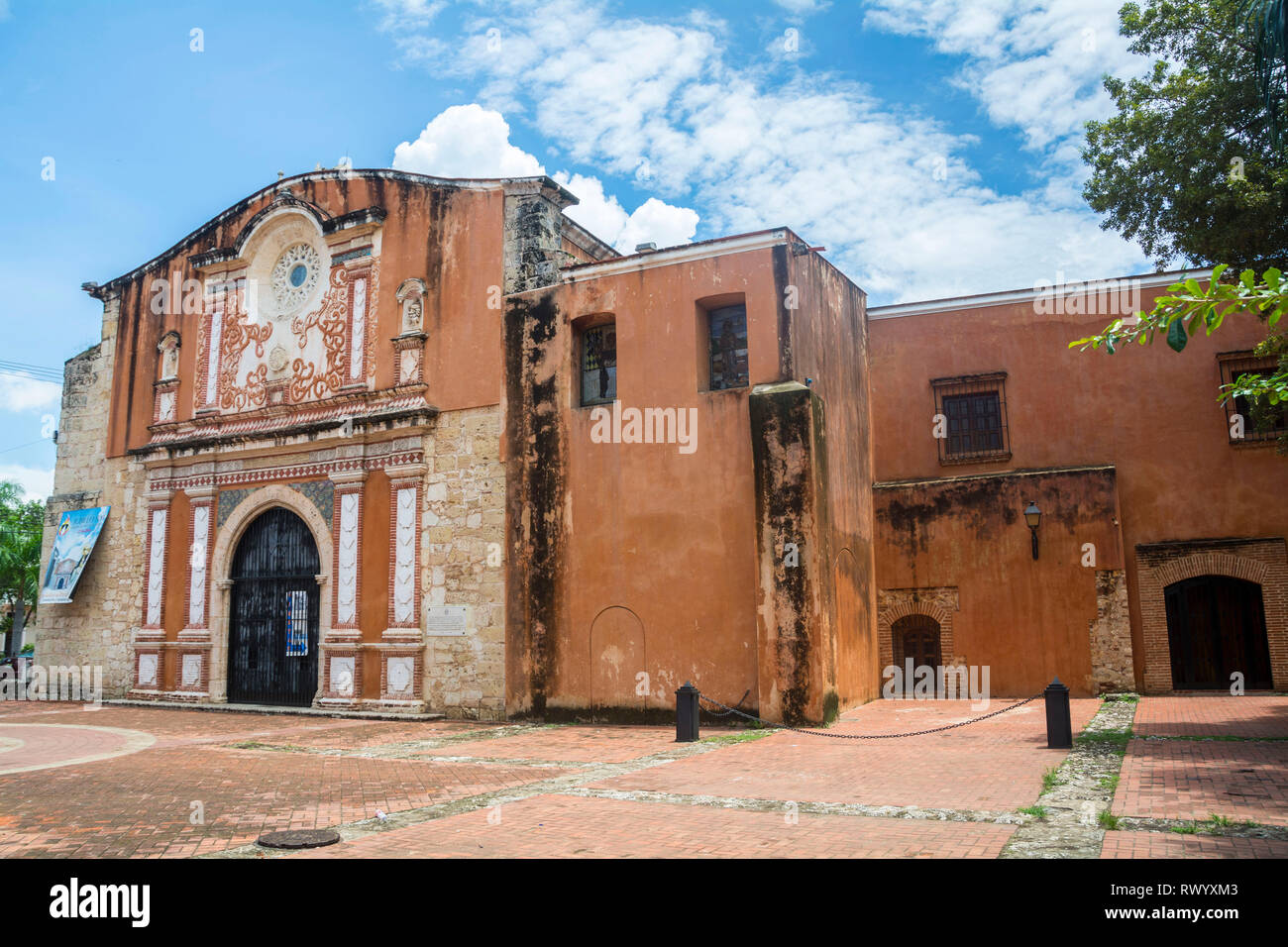 The Church and Convent of the Dominicans is the oldest Catholic building in the American Continent, being the first in the New World and in Santo Domi Stock Photo