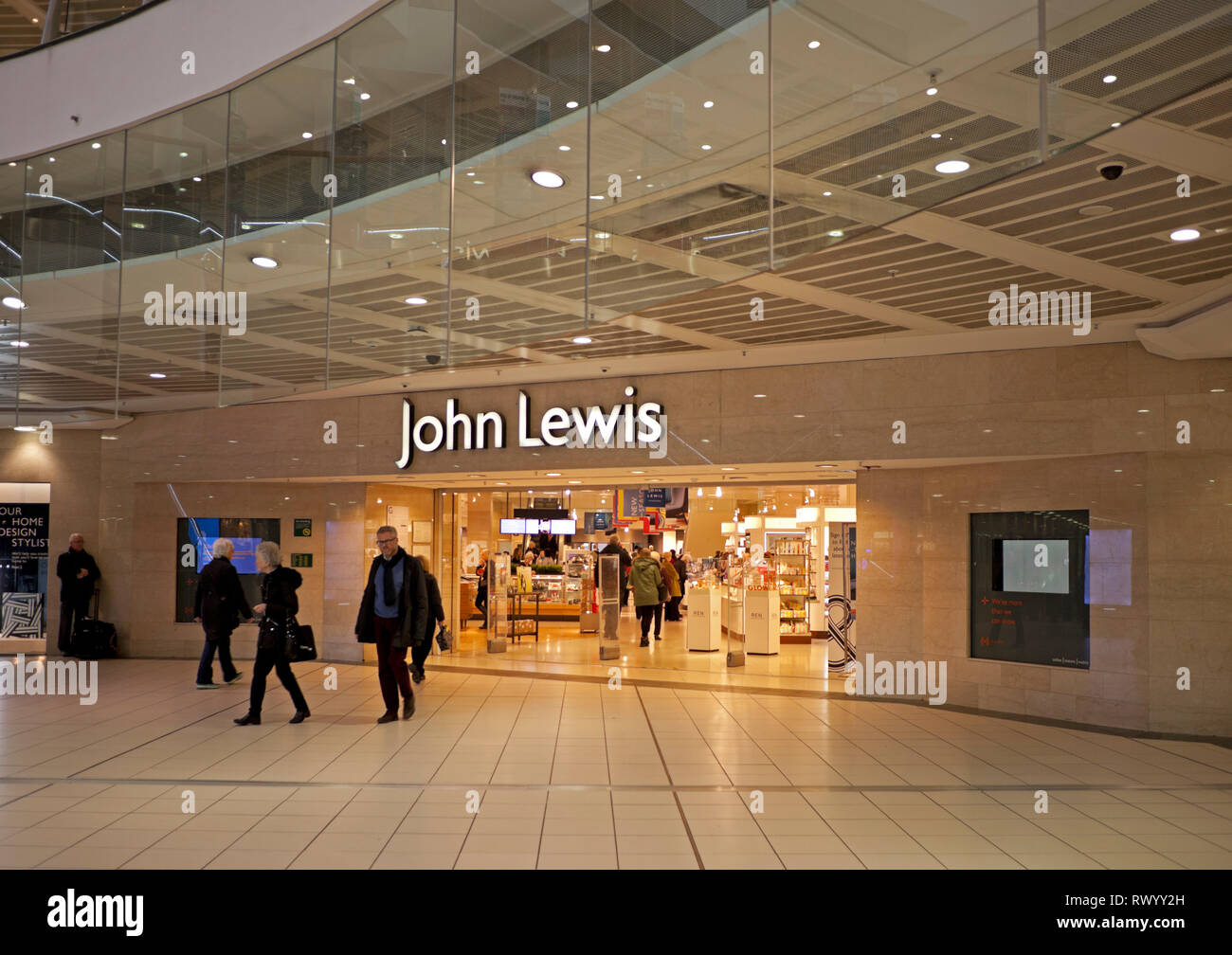 John Lewis, Buchanan Galleries, store, shop, Glasgow, Scotland, UK