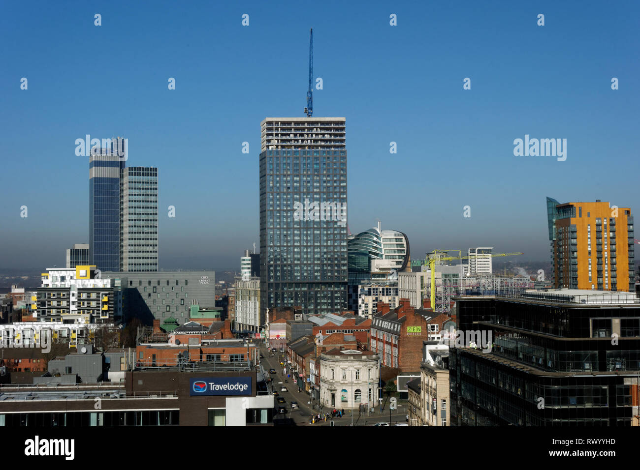 Great Ancoats Street, Manchester. Stock Photo