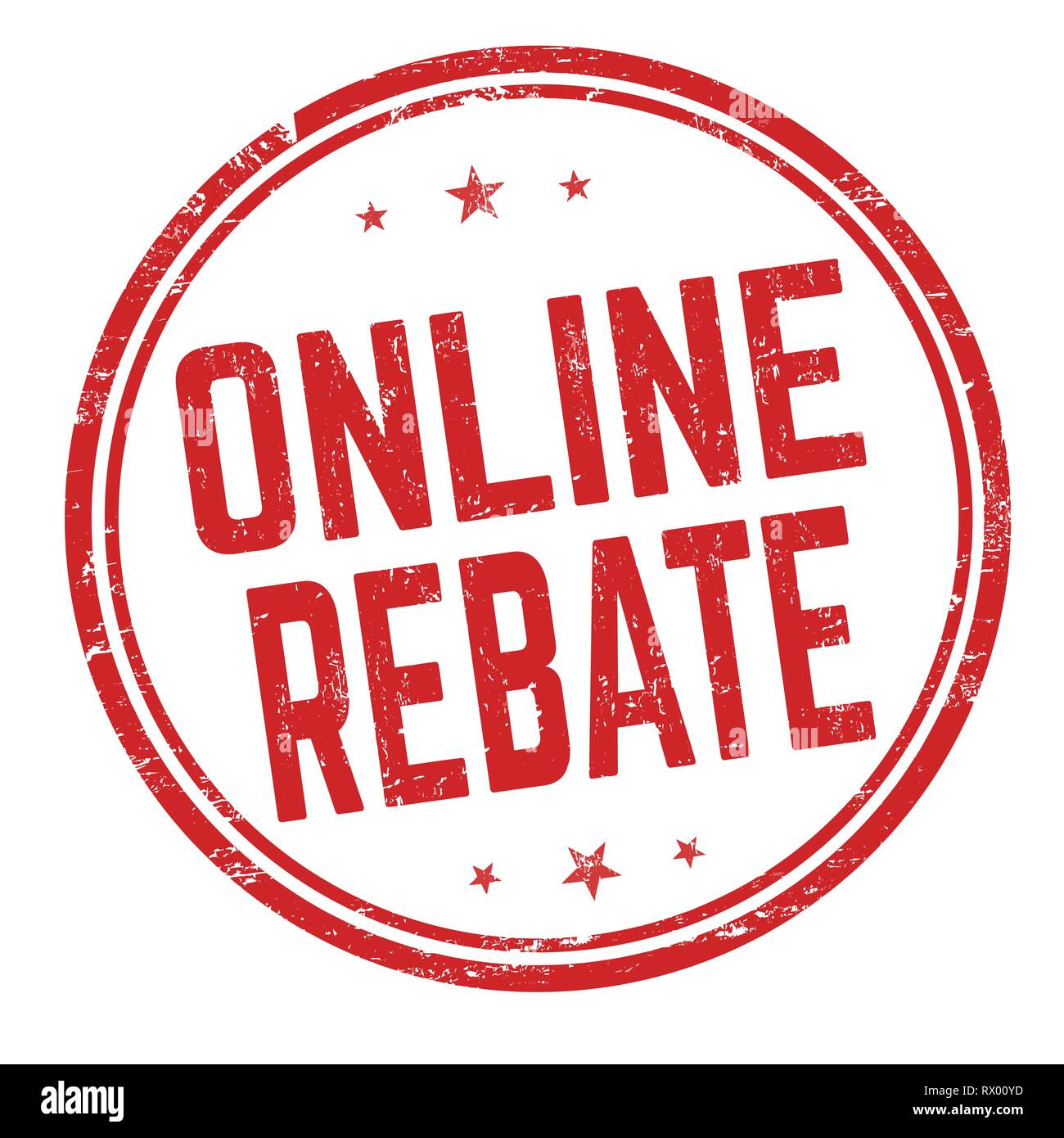 Rebate Stock Vector Images - Alamy