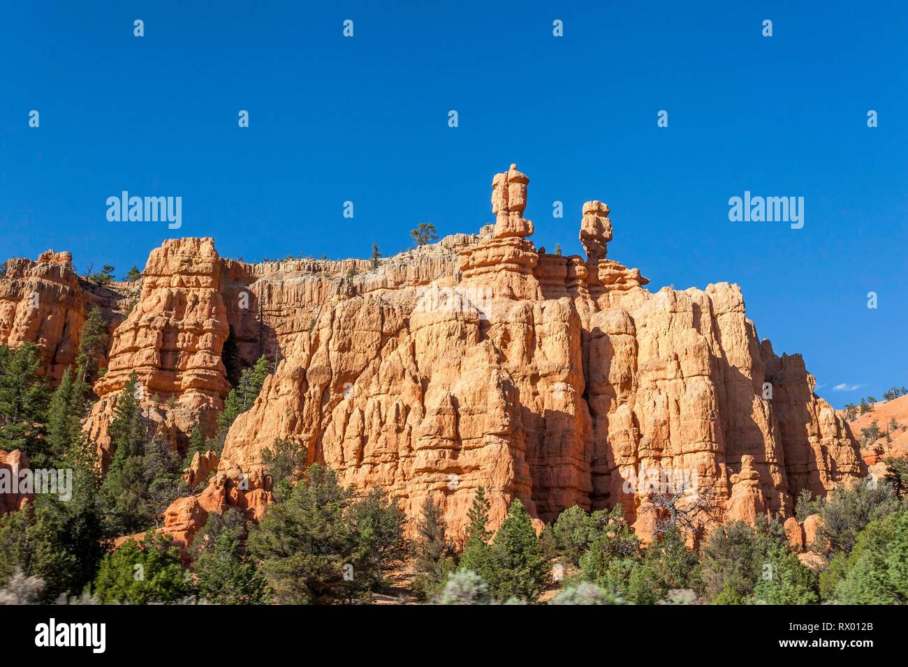 Amazing rock formation, Bryce Canyon National Park, Utah, USA Stock Photo