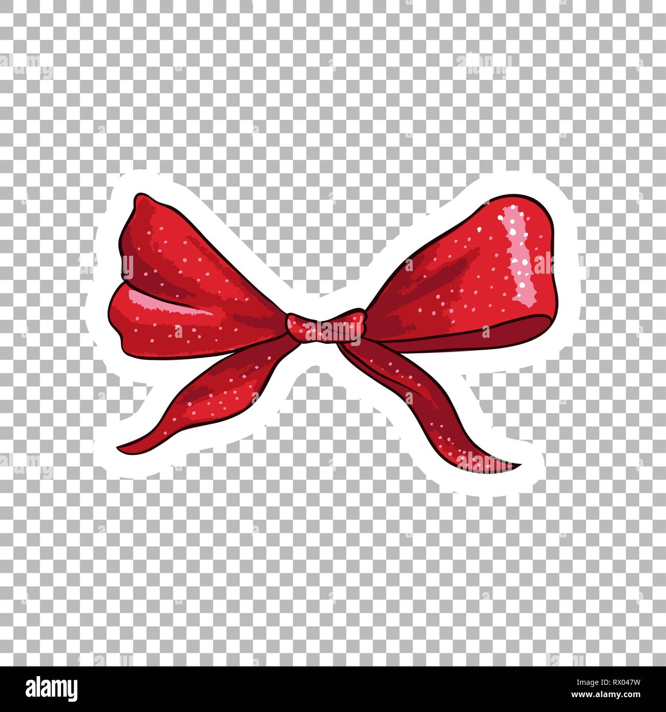 Red Bow - A cartoon illustration of a Red Bow Stock Vector Image & Art -  Alamy, Red Bows 