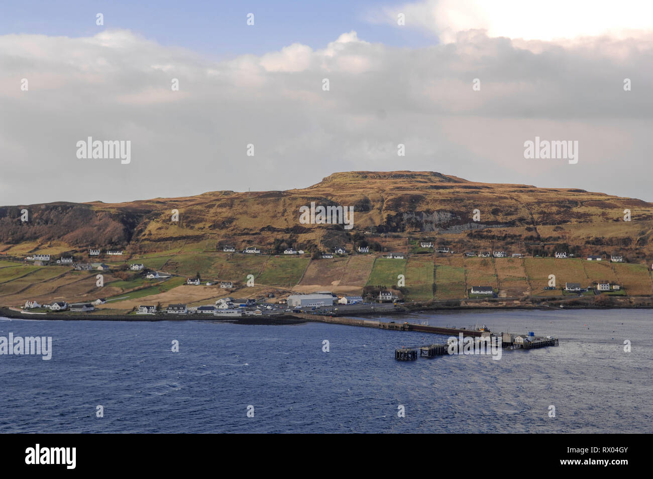 Uig harbour, Uig, Isle of Skye, Scotland Stock Photo
