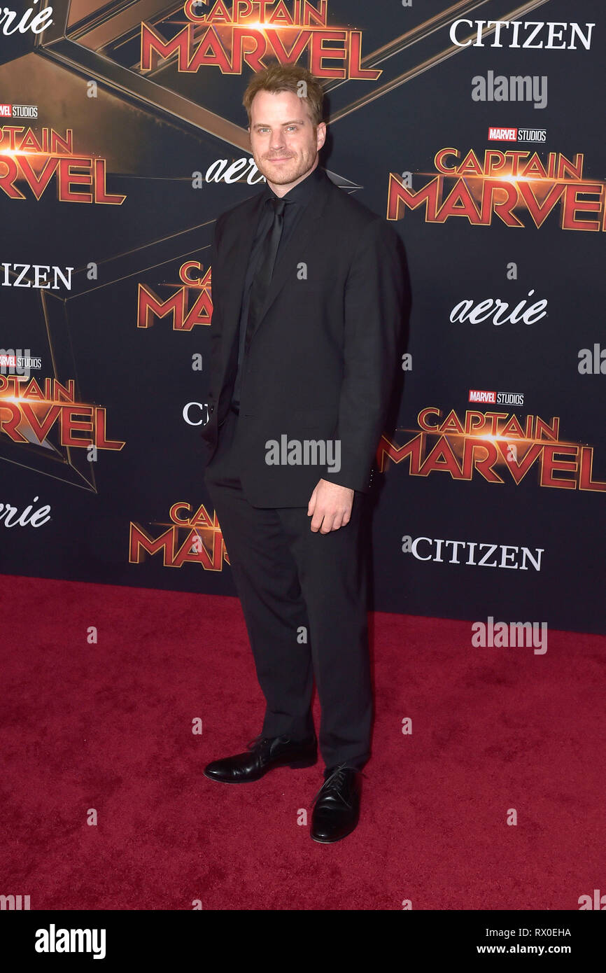Robert Kazinsky attending the 'Captain Marvel' world premiere at El Captian  Theatre on March 4, 2019 in Los Angeles, California Stock Photo - Alamy