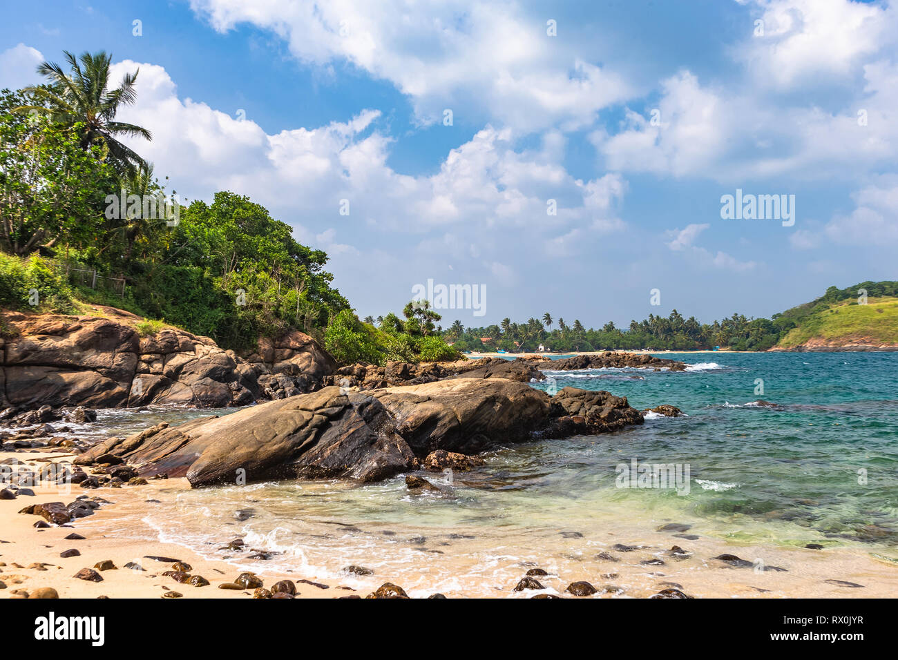 Dikwella beach, Sri Lanka. Stock Photo