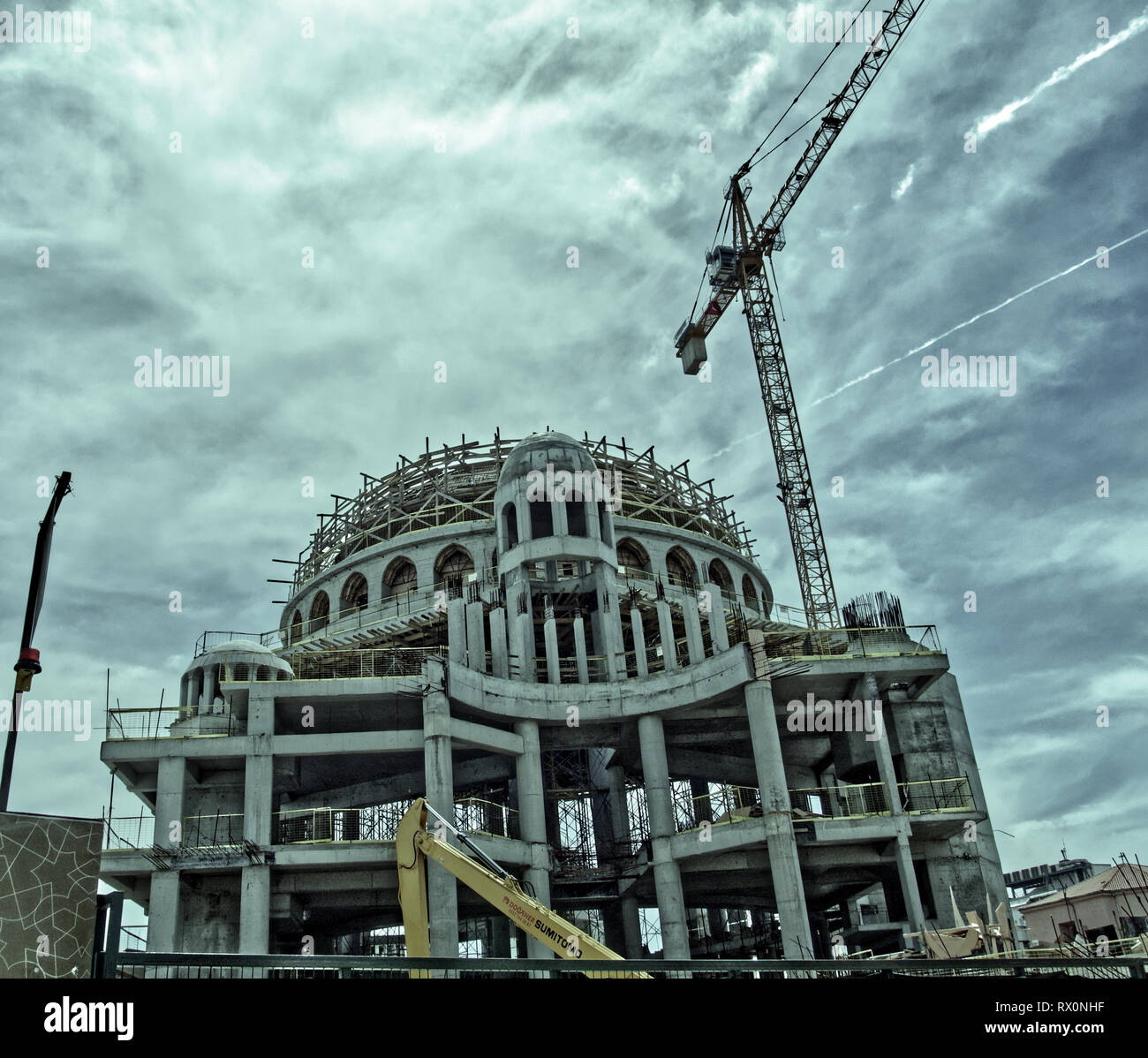 Mosque Getting Build Construction of mosque hi-res stock photography and images - Alamy