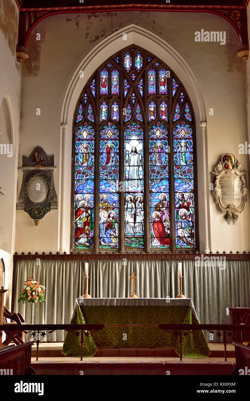 Stained Glass Window St Peters High Resolution Stock Photography And Images Alamy