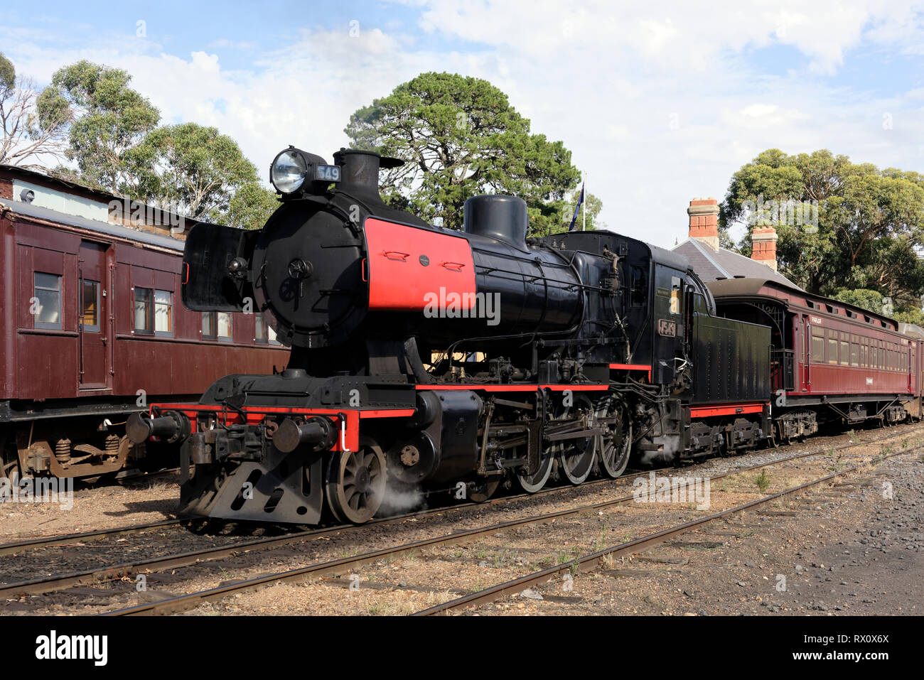 The J549 oil burning steam built in 1954 by the British