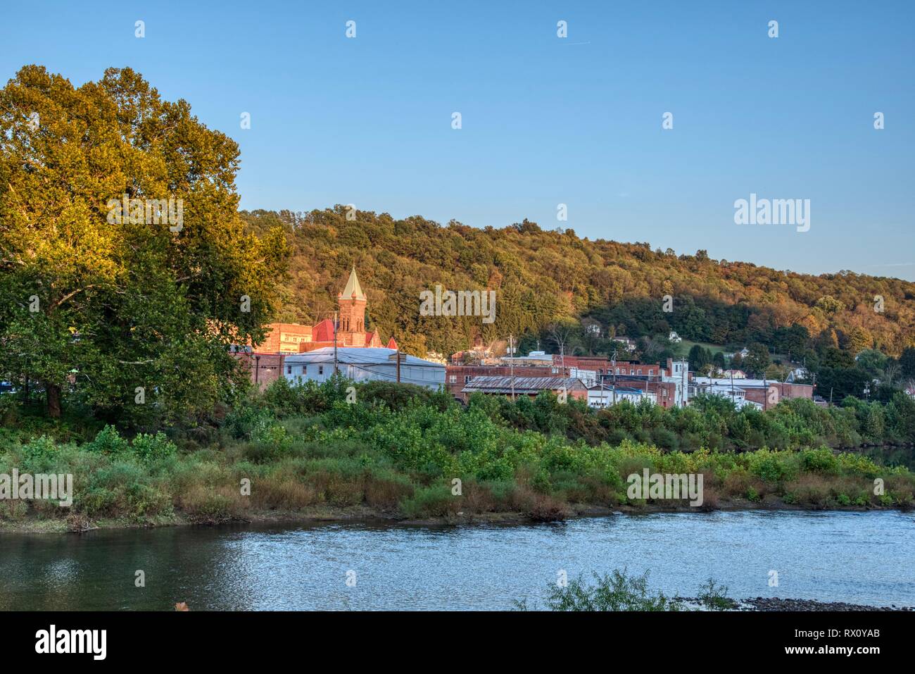 Dawn at the town of Philippi, West Virginia Stock Photo Alamy