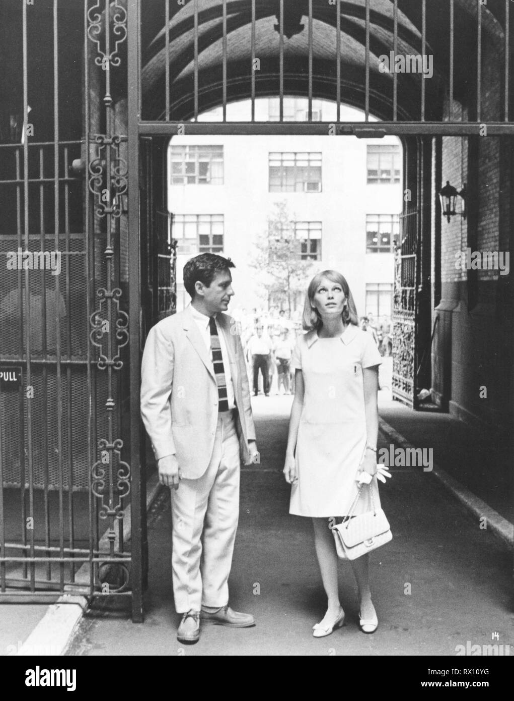 MIA FARROW and JOHN CASSAVETES in ROSEMARY'S BABY (1968), directed by