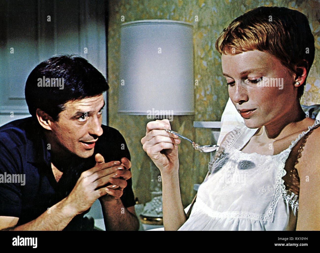 John Cassavetes Mia Rosemarys Baby High Resolution Stock Photography