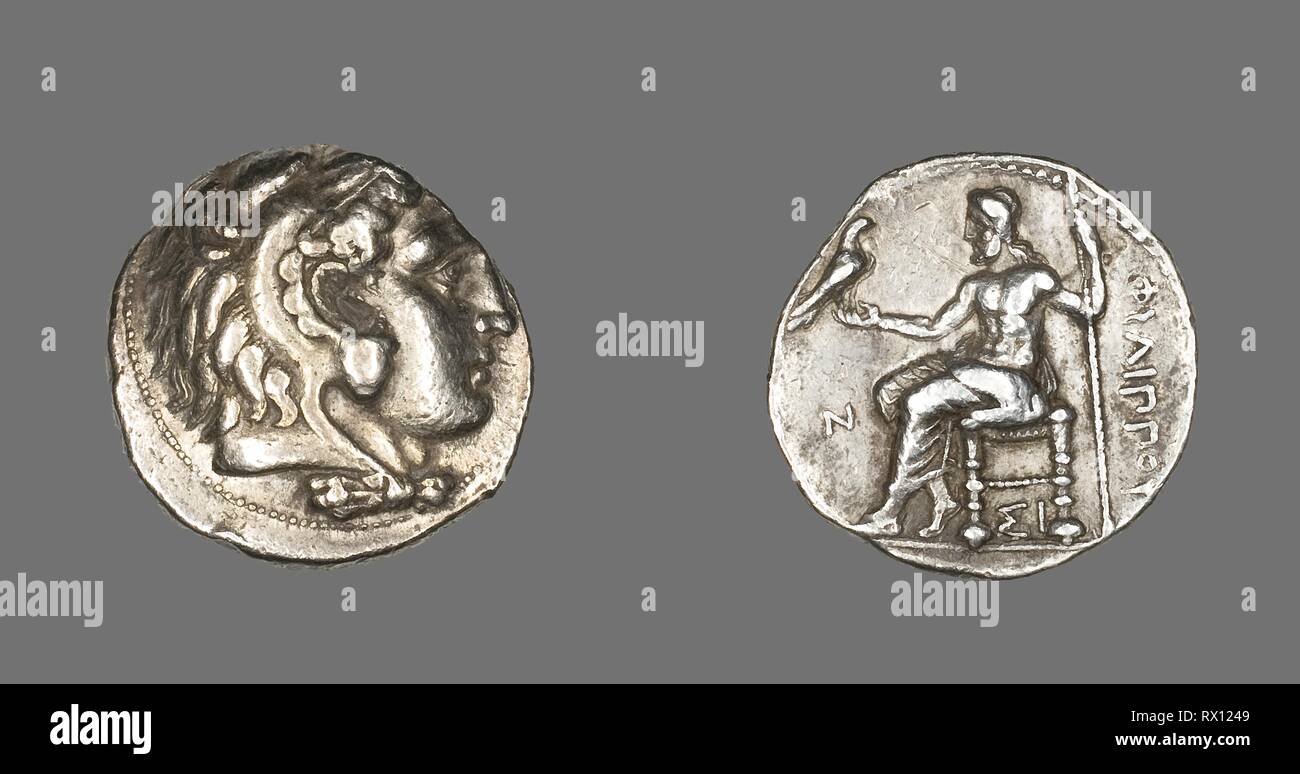 Tetradrachm (Coin) Portraying Alexander the Great as Herakles. Greek