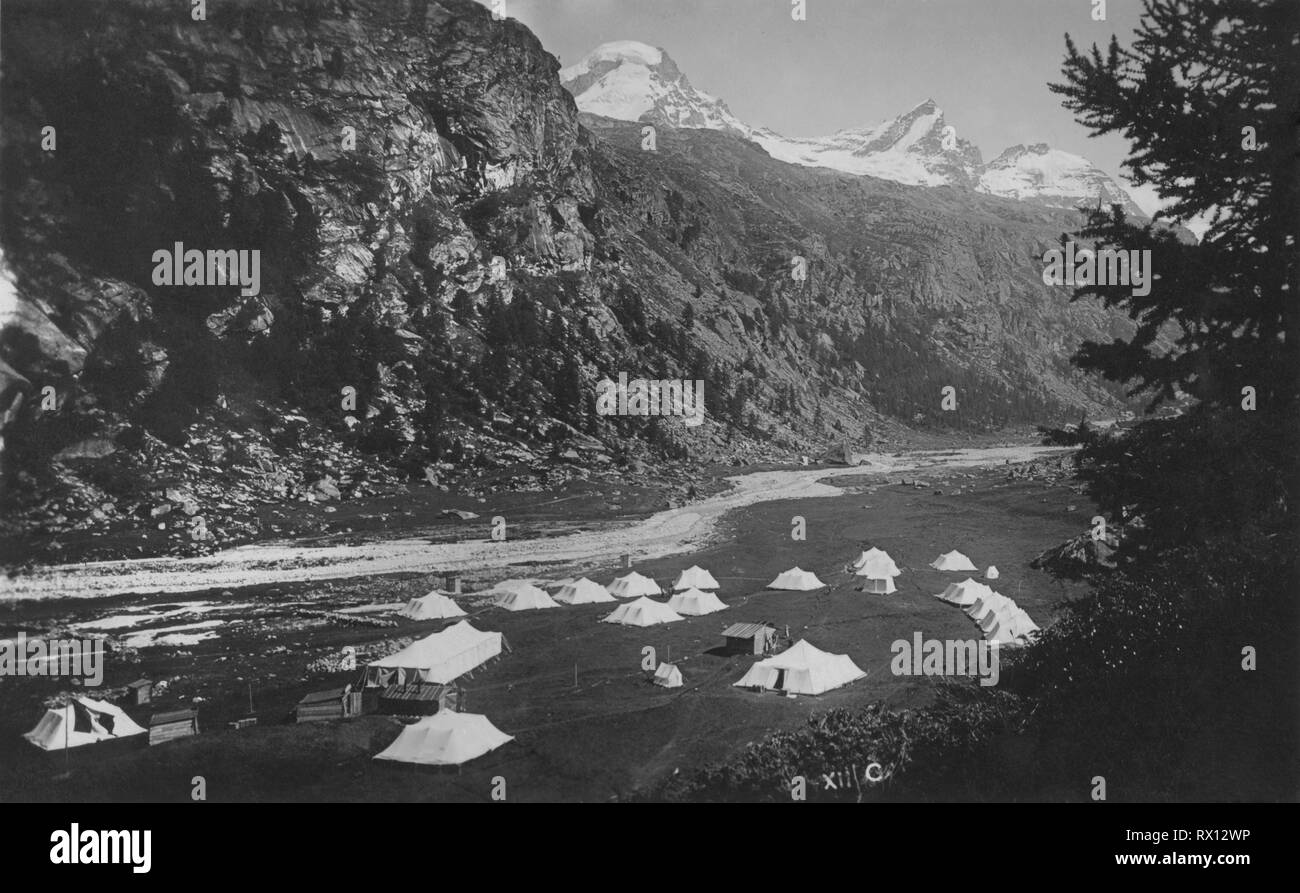 italy, valle d'aosta, valsavaranche, 1933 Stock Photo