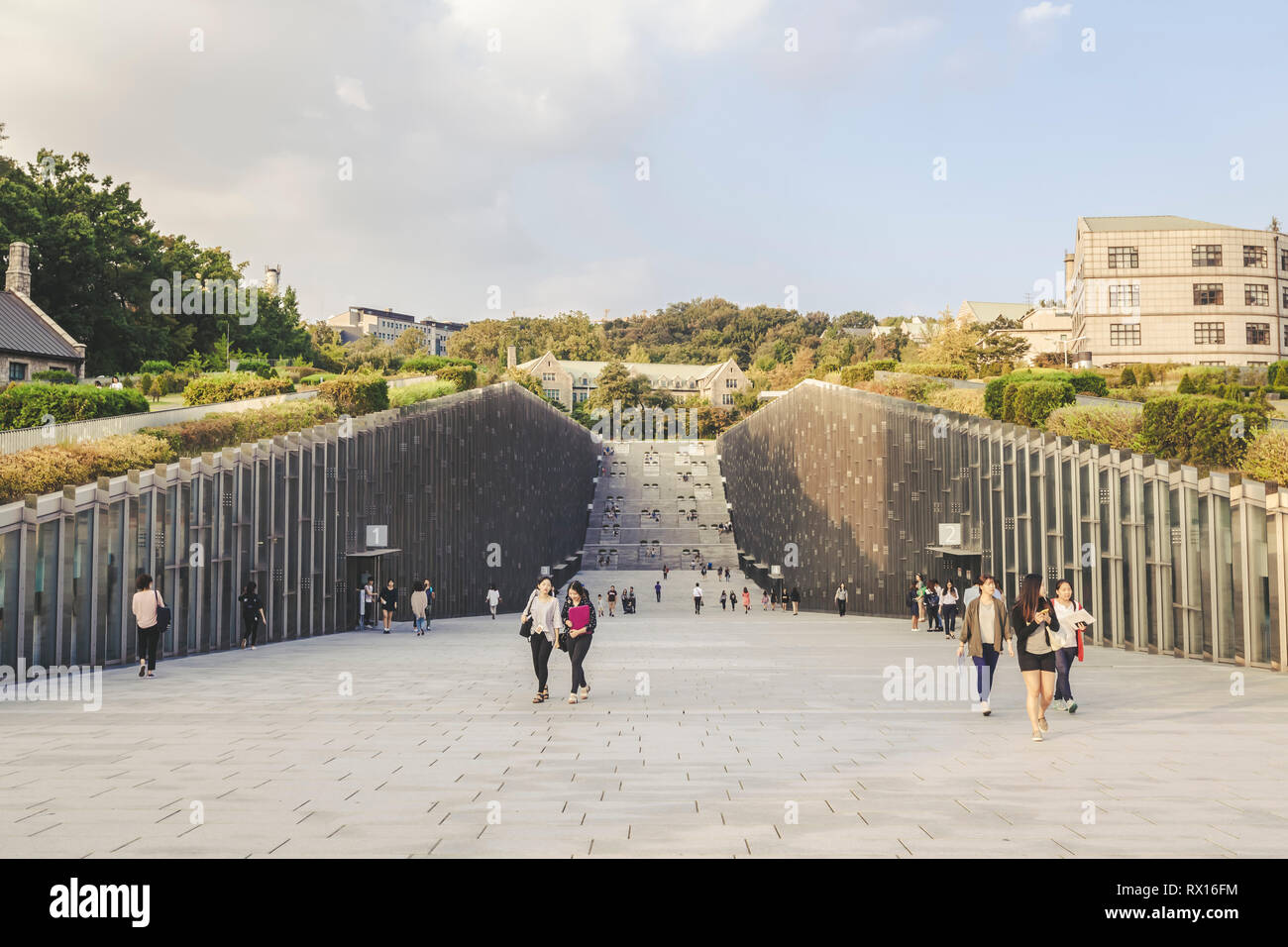 Seoul South Korea Sep 24 2015 Ewha Womans University Campus