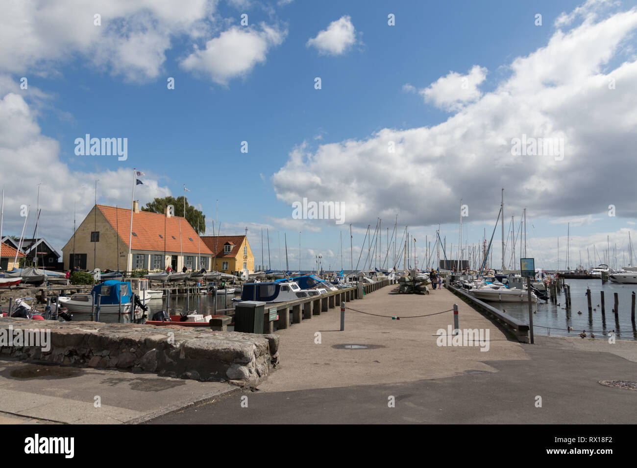 Old Town Dragør features narrow cobblestone streets lined with historic ...