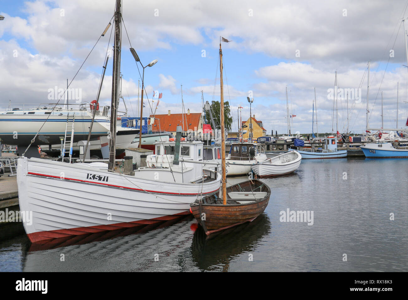 Old Town Dragør features narrow cobblestone streets lined with historic ...