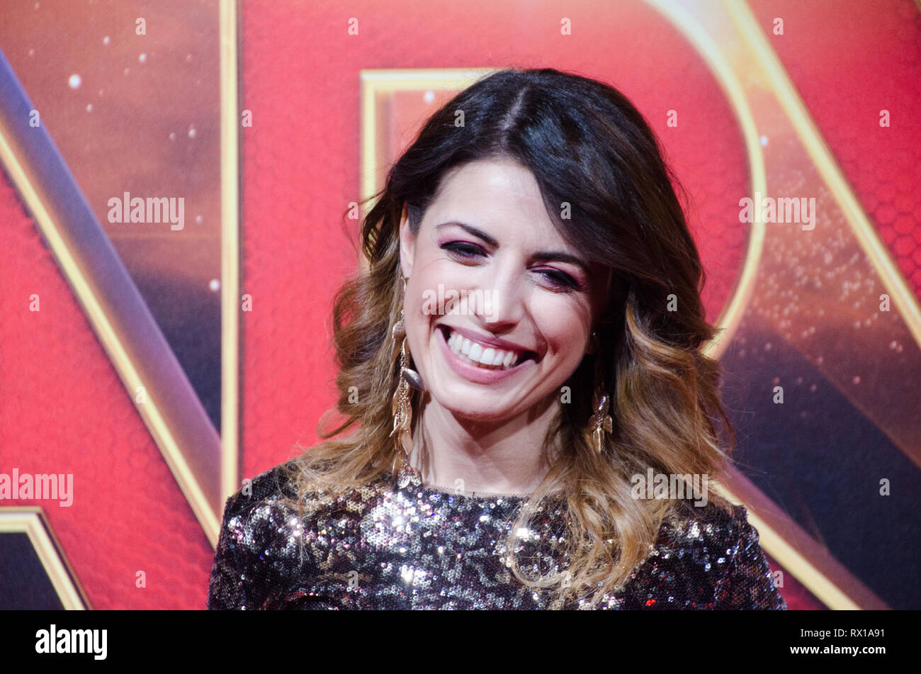 Lidia Schillaci at Captain Marvel premiere red carpet, at Fabrique