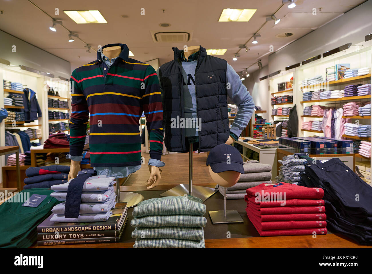 Gant store shop interior hires stock photography and images Alamy