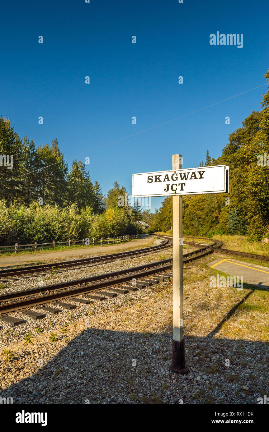 Skagway information sign hires stock photography and images Alamy
