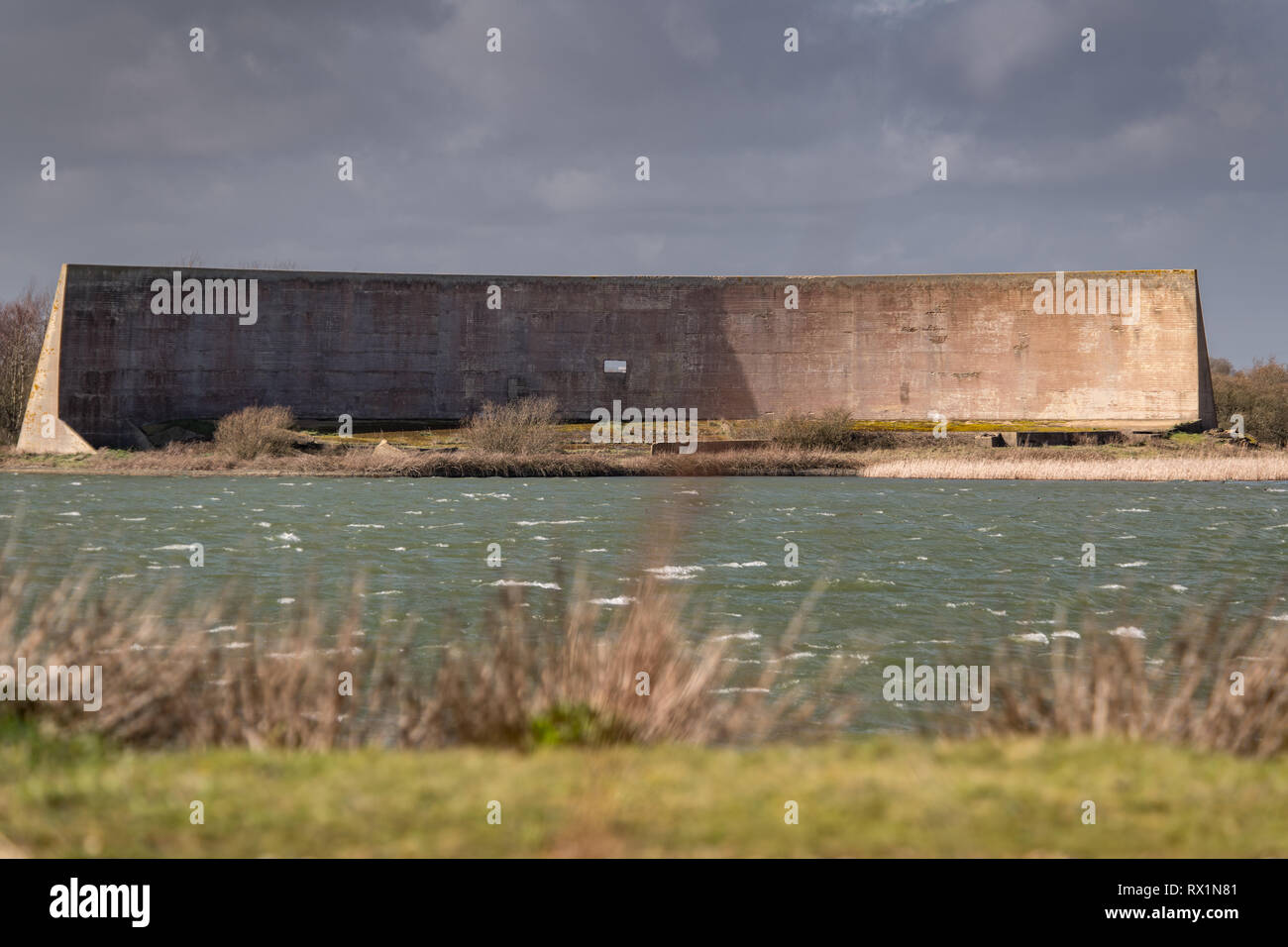Sound Mirror, Hythe, Kent UK Stock Photo Alamy