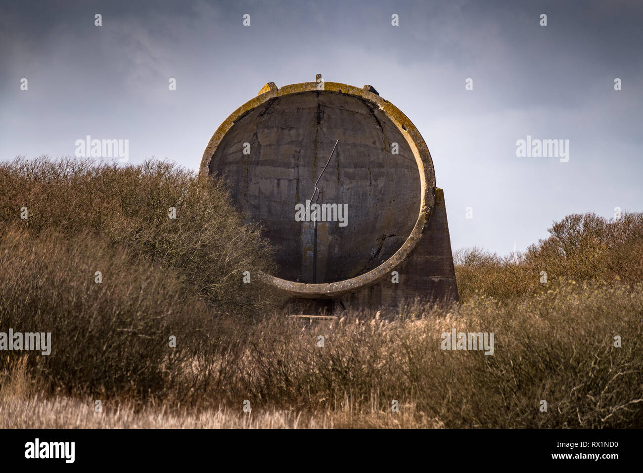 Sound Mirror, Hythe, Kent UK Stock Photo Alamy