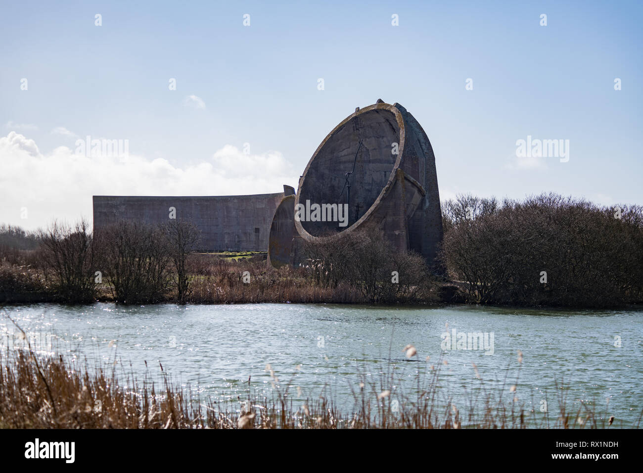 Sound Mirror, Hythe, Kent UK Stock Photo Alamy