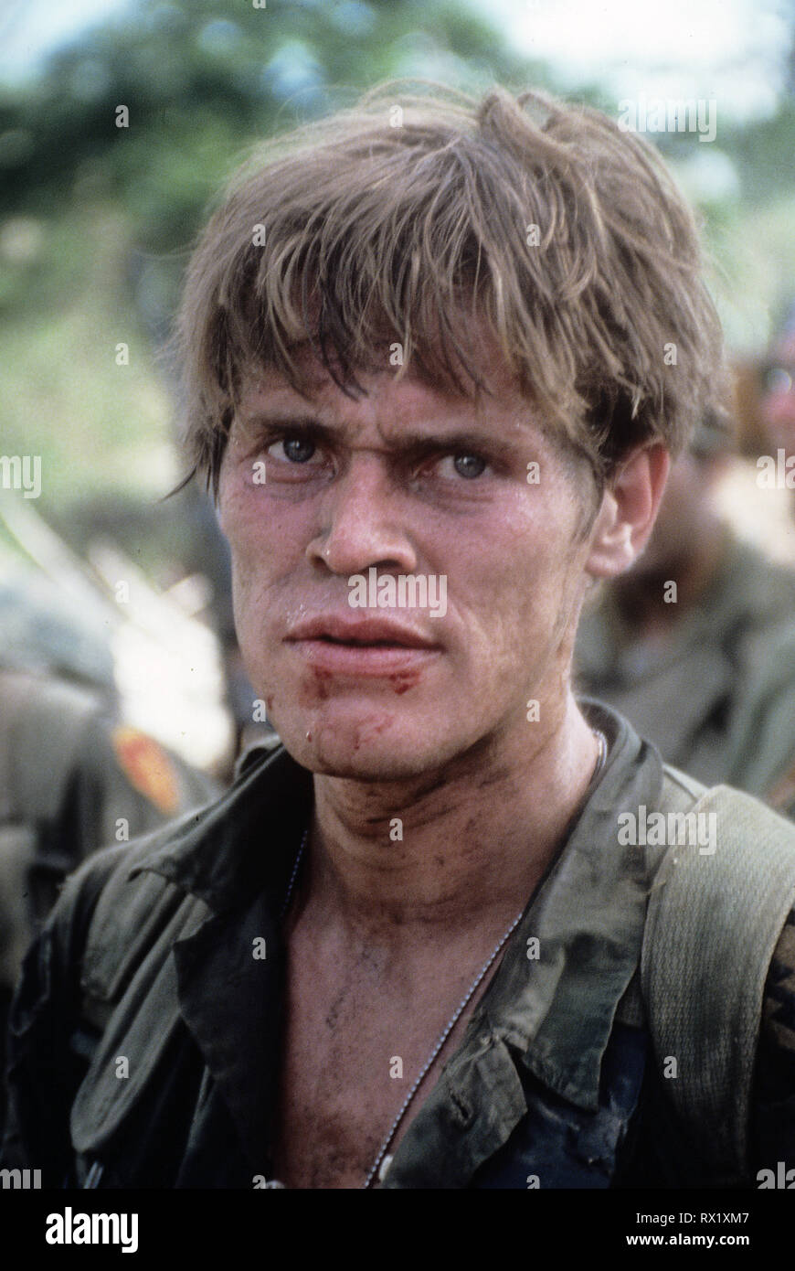 Platoon 1986 Willem Dafoe High Resolution Stock Photography and Images